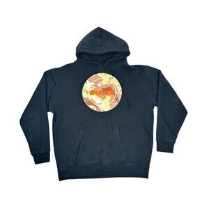 FUCT Circle Desert Camo Logo Hoodie Sweatshirt Pullover Size Large Erik Brunetti